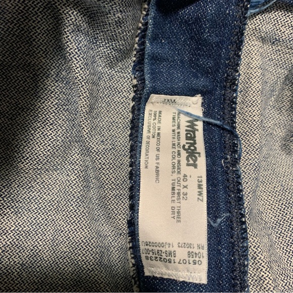 Wrangler Style 13MZW Men's Jeans Size 40 x 32 - Picture 5 of 6